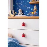 Wallity Roket RedGrey Decorative Handle Set u