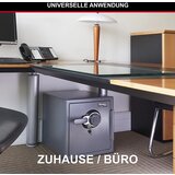 Master Lock Varnostni digitalni kombinacijski trezor, velikost XL, vodoodpornost in ognjevarnost 120 min, črne barve | Shoptok.si