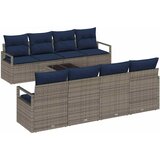  Set sofe s jastukom 7 pcs Siva i plava poliratan | shoptok.hr
