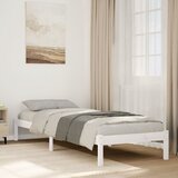 vidaXL Dugi okvir kreveta bez madraca bijeli 100 x 220 cm od borovine Cijene