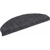  Prostirke za stepenice, samoljepljive, 20 kom., 65x21x4 cm, tamno sive, poluokrugle, velike | shoptok.hr
