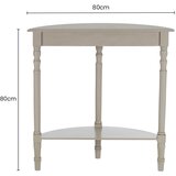 Premier Housewares Siva stranska mizica iz masivnega bora 30x80 cm Heritage – | Shoptok.si