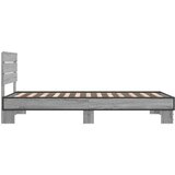  Okvir za krevet boja hrasta 75x190 cm konstruirano drvo i metal | shoptok.hr