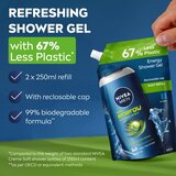 Nivea MEN Energy gel za prhanje za moške nadomestno polnilo 500 ml | Shoptok.si