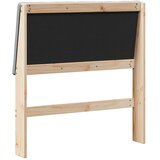  Tapecirani uzglavlje Svijetlo siva 90 cm Čvrsto borovo drvo | shoptok.hr