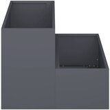  Vrtna saksija Antracit 100 x 60 x 45 cm Čelična vrata | shoptok.hr