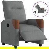 Maison Chic Električni naslanjač - Relax naslanjač temno sivo blago, (22061933) | Shoptok.si