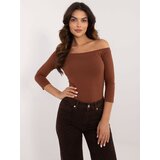 BASIC Feel Good Blouse-RV-BZ-4692.68P-brown | Shoptok.si