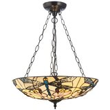 Endon 111869 - Luster na lancu Tiffany ASHTON 3xE27/10W/230V prečnik 45 cm | Eponuda.com