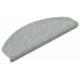  Prostirke za stepenice 30 kom 65x24x4 cm svijetlo sive poluokrugle velike | shoptok.hr