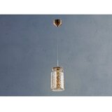  Klausen 142029 - LED luster na sajli JAR LED/5W/230V bakarno/drvo | Eponuda.com
