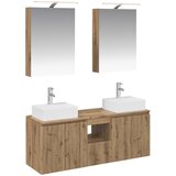  Set ormarića za kupaonicu 5 pcs Hrast artisan Konstruirano drvo | shoptok.hr