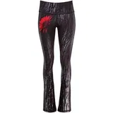 Winshape Športne hlače 'BCL107' siva / rdeča / črna / bela