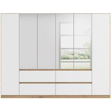 Rauch Möbel omara s klasičnimi vrati, srebrne barve, bela, hrast artisan | Shoptok.si