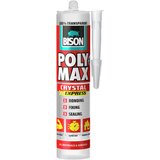 Bison konstrukcijsko lepilo poly max brezbarven 300 g v kartuši Cene
