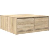 vidaXL Kavna mizica s predali sonoma hrast 100x100x40 cm | Shoptok.si