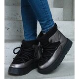 Black platform snow boots insulated with fur Sapphi | shoptok.hr