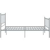  Za krevet sivi metalni 120 x 200 cm | shoptok.hr