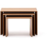 Kave Home Pomoćni stolići u setu 3 kom u dekoru hrasta 40x60 cm Litto – | shoptok.hr