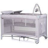 Chipolino putni krevetić LUNA s podlogom za prematanje Platinum | shoptok.hr