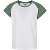 Urban Classics Kids Girls Contrast Raglan Tee white/salvia Cijene