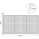  Gabion s žicom debljine 3 5 mm i mrežom 5x5 cm 300x20x150 cm - 20 cm 150 cm 300 cm | shoptok.hr