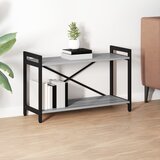 vidaXL Knjižna omara Siva sonoma 80 x 30 x 48.5 cm Konstruiran les Cene
