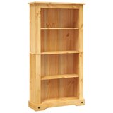 vidaXL Knjižna omara 4-nadstropna borovina Corona Range 81x29x150cm, (20622291) | Shoptok.si