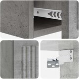 Stolna montirana na zid Betonska siva 59 x 34,5 x 17 cm | shoptok.hr