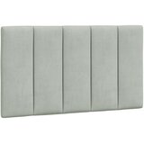  Krevet s madracem Hanko svjetlosivi 80 x 200 cm baršunasti | shoptok.hr