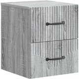  Noćni ormarić za montažu na zid Siva sonoma 34,5 x 33 x 40 cm | Eponuda.com