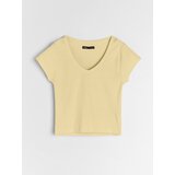 Sinsay Basic rebrasta majica kratkih rukava | shoptok.hr