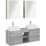  Set namještaja za kupaonicu 5 kom. Siva Sonoma | shoptok.hr
