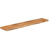 Stolna ploča 160x30x3,8 cm pravokutna bagremovo drvo živi rub | shoptok.hr