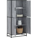  Visoka ploča siva Sonoma 68x35x139 cm Konstruirano drvo | shoptok.hr