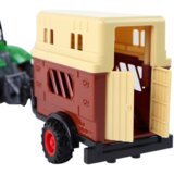 Traktor s prikolicom za životinje na daljinsko upravljanje 1:24 - zeleno/smeđi | Shoptok.si