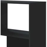 vidaXL Kutni regal za knjige s 4 razine crni 85 x 85 x 140 cm drveni | shoptok.hr
