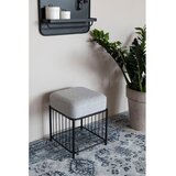 White Label Svetlo siv tabure Milou – | Shoptok.si