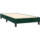 Box spring krevet s madracem tamnozeleni 90x200 cm baršunasti | shoptok.hr