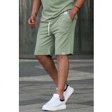 Madmext Almond Green Basic Men's Shorts 6501 Cene
