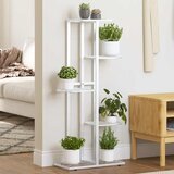 vidaXL Stalak za cvijeće s 5 razina 43 x 22 x 98 cm bijeli metalni | shoptok.hr