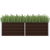  Visoka greda rjava 160x40x45 cm pocinkano jeklo | Shoptok.si
