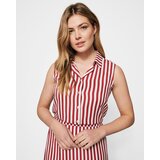 Mexx Ženska majica bez rukava, Sa dugmićima, Crveno-bela | Eponuda.com