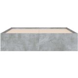 Okvir kreveta s ladicama siva boja betona 135x190 cm drveni | shoptok.hr
