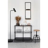 Lesnina XXXL STENSKI REGAL 30/90/30 cm naravne barve, črna | Shoptok.si