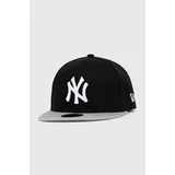 New Era Otroška bombažna bejzbolska kapa NEW YORK YANKEES črna barva