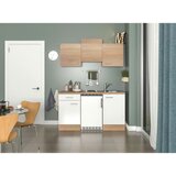 XXXL spodnja omarica za korito samoa, bela, barva hrasta | Shoptok.si