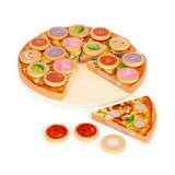 ECO TOYS drvena pizza s čičkom za rezanje od 27 elemenata | shoptok.hr