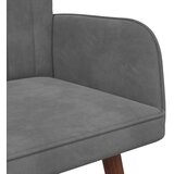 SOFA za dvije osobe Tamnosiva 115 x 61 x 87 cm Baršun | Eponuda.com