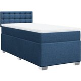  The Living Store Box spring postelja z vzmetnico modra 90x190 cm blago - Box Spring Postelja, (21496687) | Shoptok.si